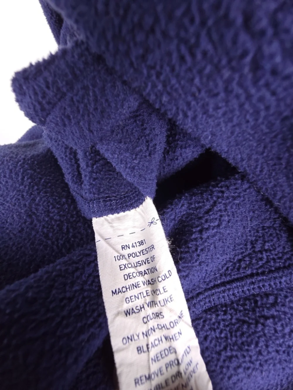 Ralph Lauren Performance Fleece Quarter Zip Pullover Blue Yellow Mens XL